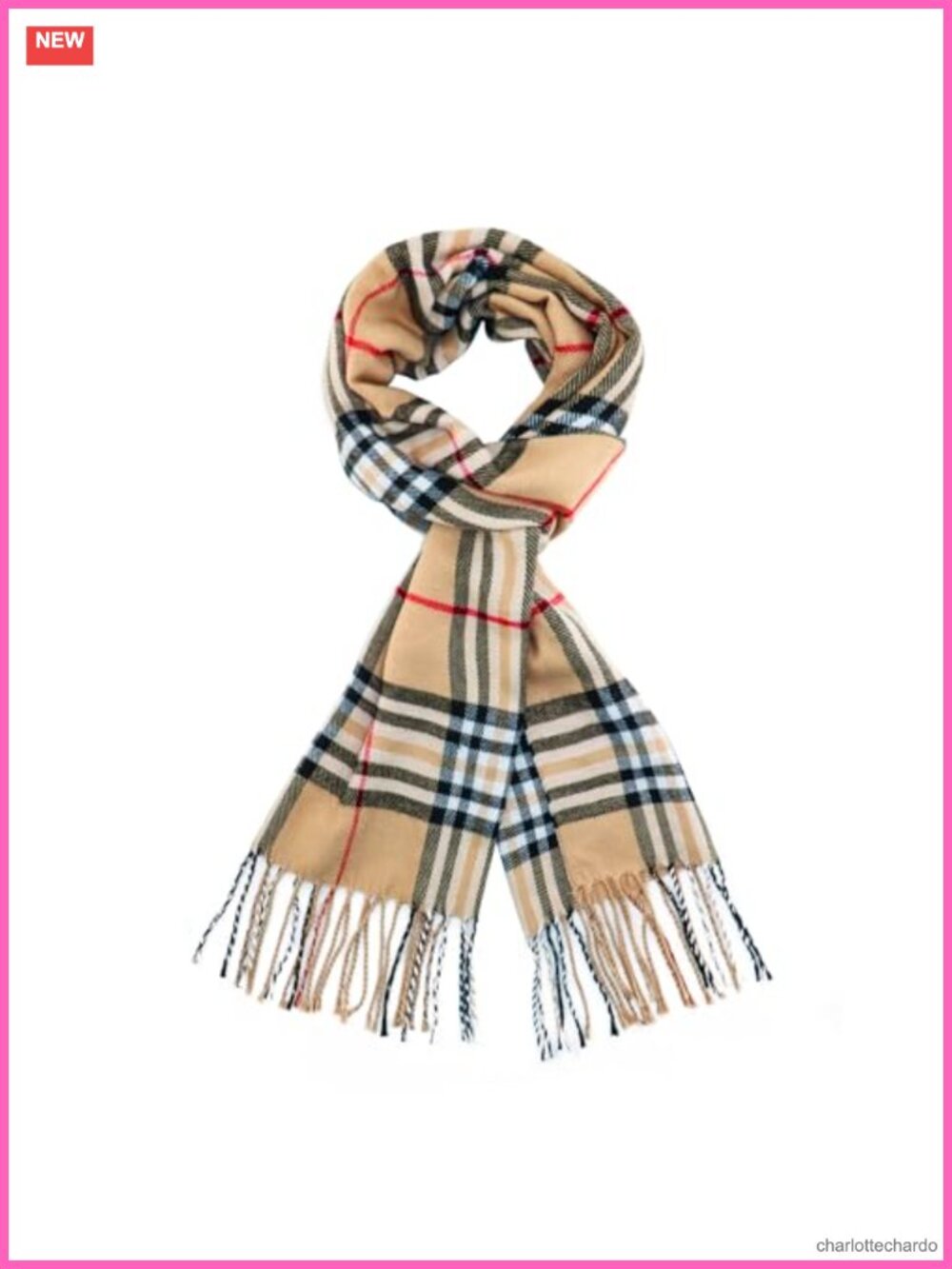 Soft Tartan Plaid Checkered Long Scarf Viscose Acrylic Unisex Winter Wrap